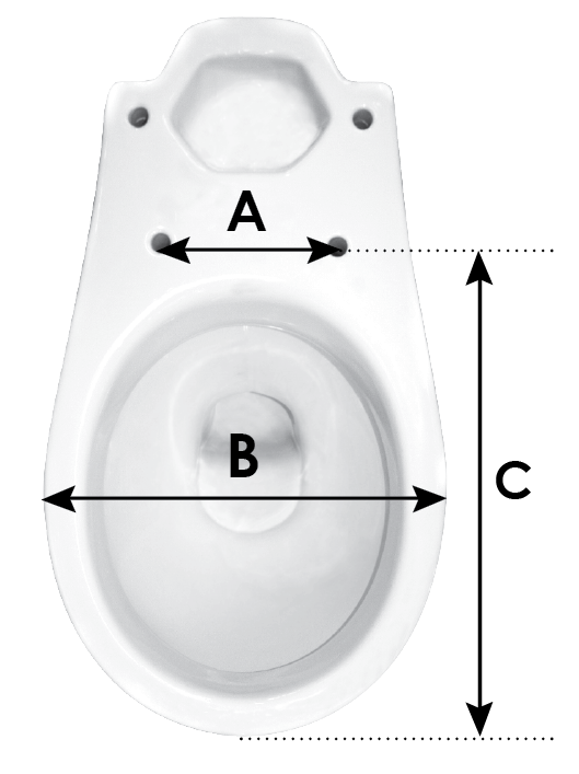 dimensions cuvette WC